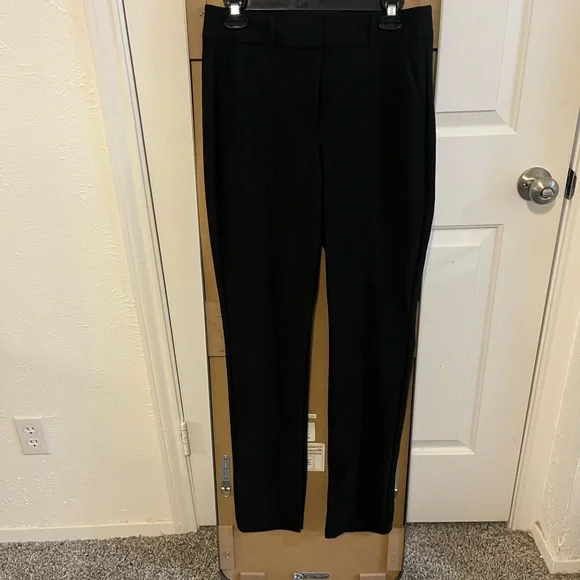White House Black Market Classic Black Straight Leg Pants - Picture 9 of 10